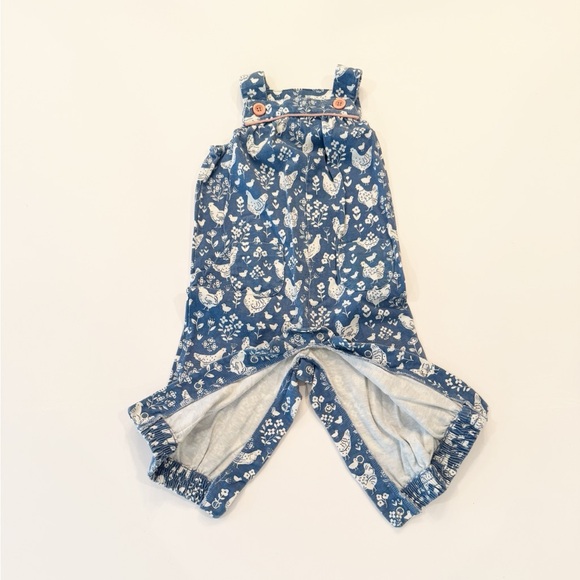 Baby Boden 6-12M Chicken Print Romper - Picture 2 of 9
